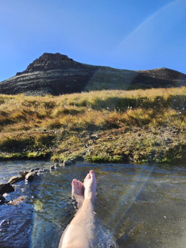 Hot spring river, Iceland