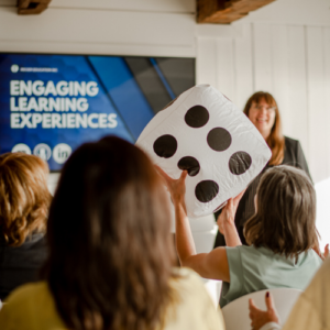 Patricia leading a workshop activity