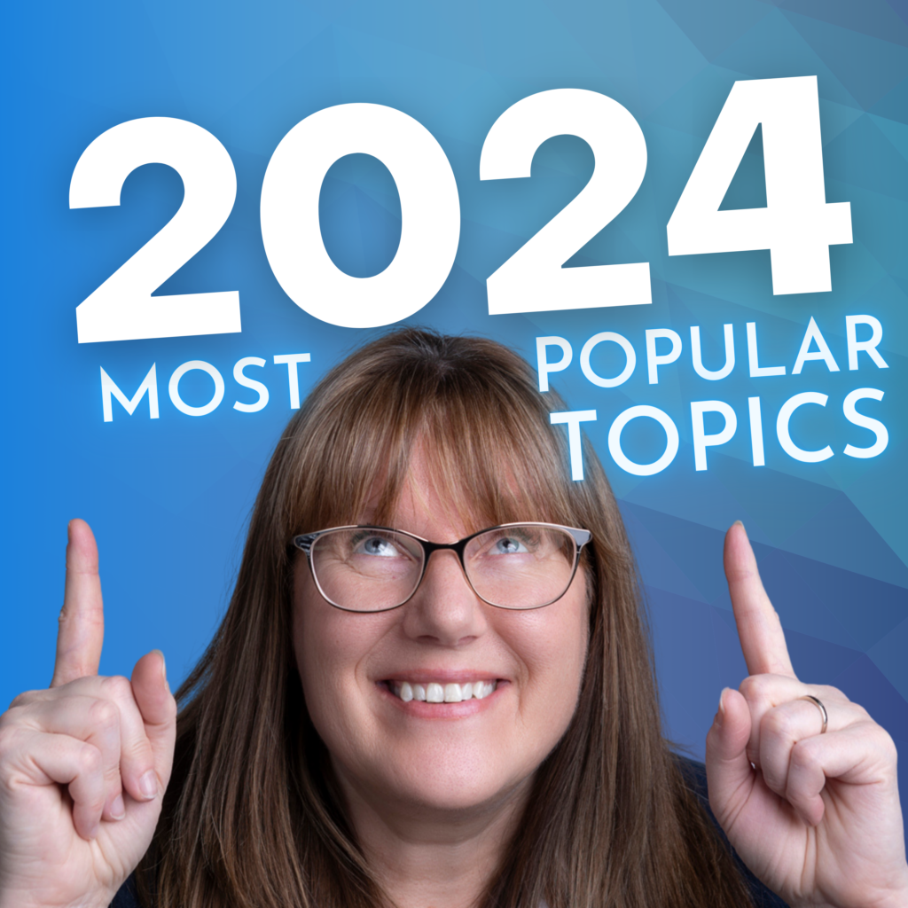 Most popular topics 2024 Patricia Regier